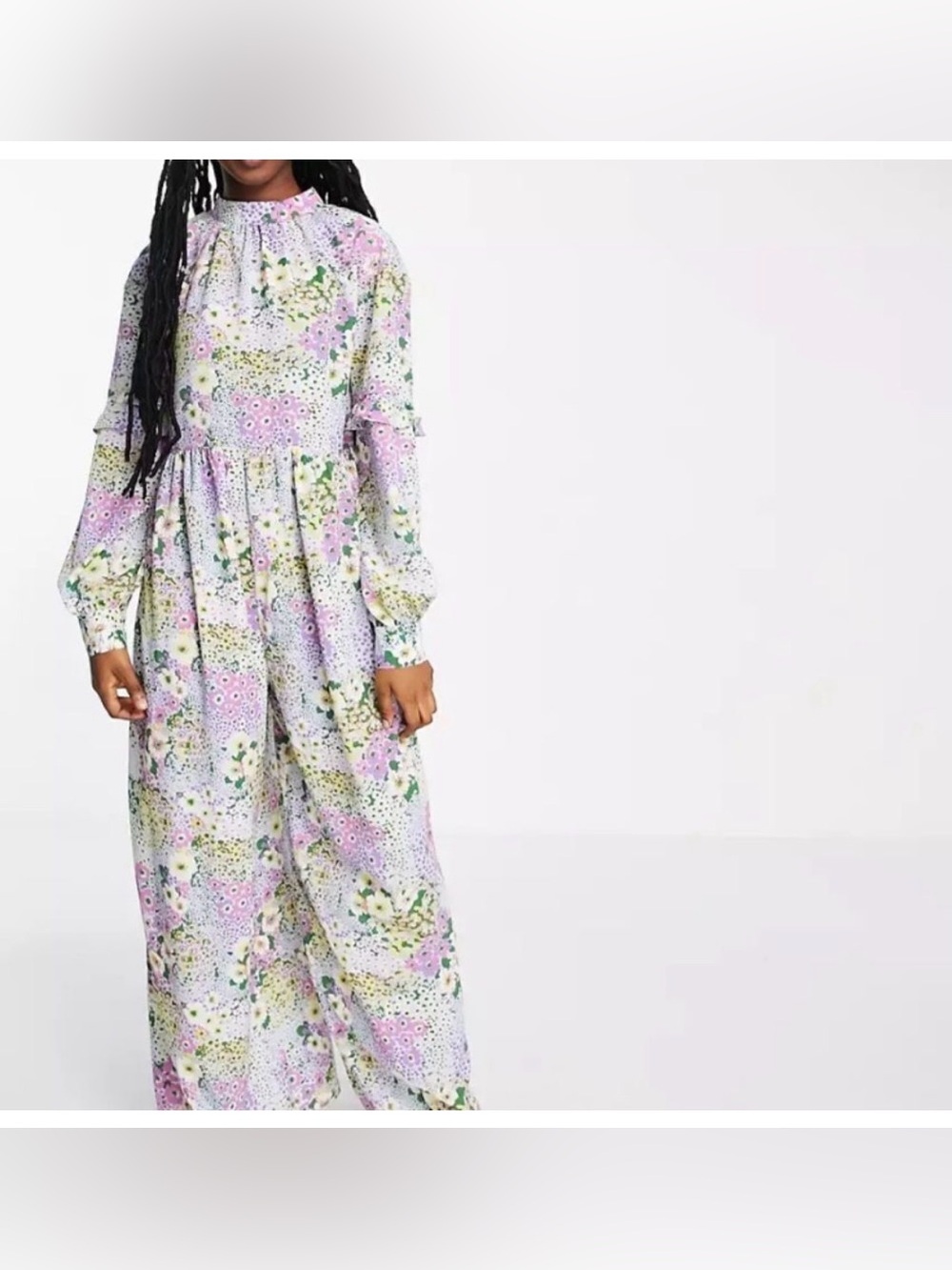ASOS DESIGN Smock Jumpsuit - Picture 2 of 9